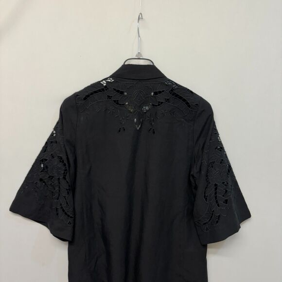 Kobi Halperin Women Open Front Blazer Jacket Size Medium Tencel Linen C024 -6 - Picture 14 of 16